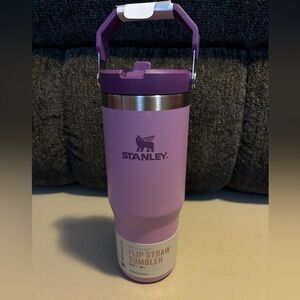 purple Stanley 30 ounce flip straw tumbler